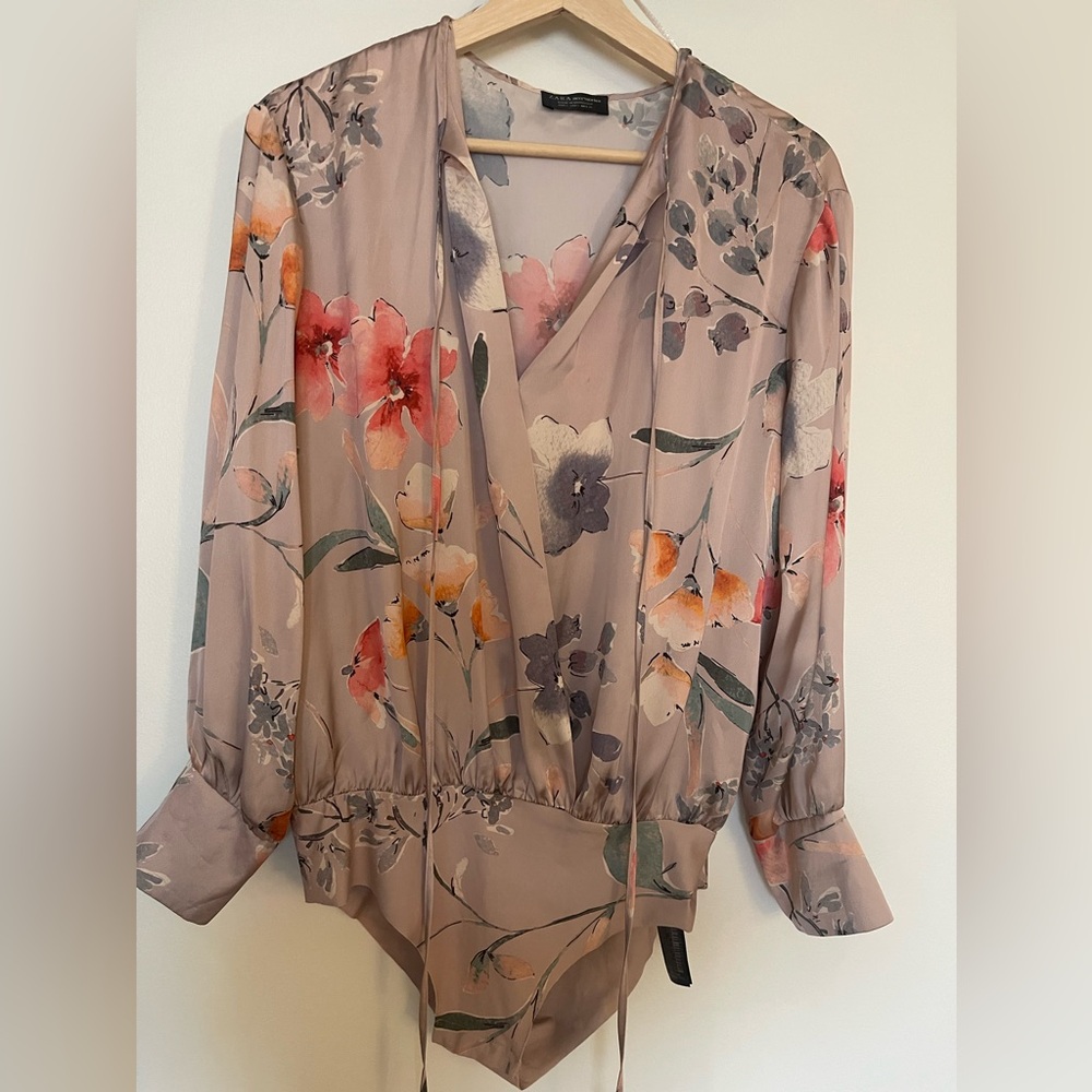 Zara bodysuit blouse